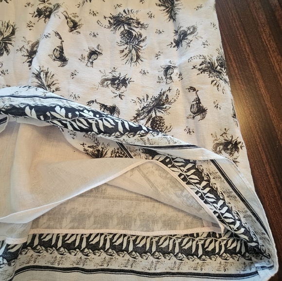 Max Studio Black White Floral Ruffle Strap Sleeveless Maxi Dress  XS NWOT - Picture 8 of 15